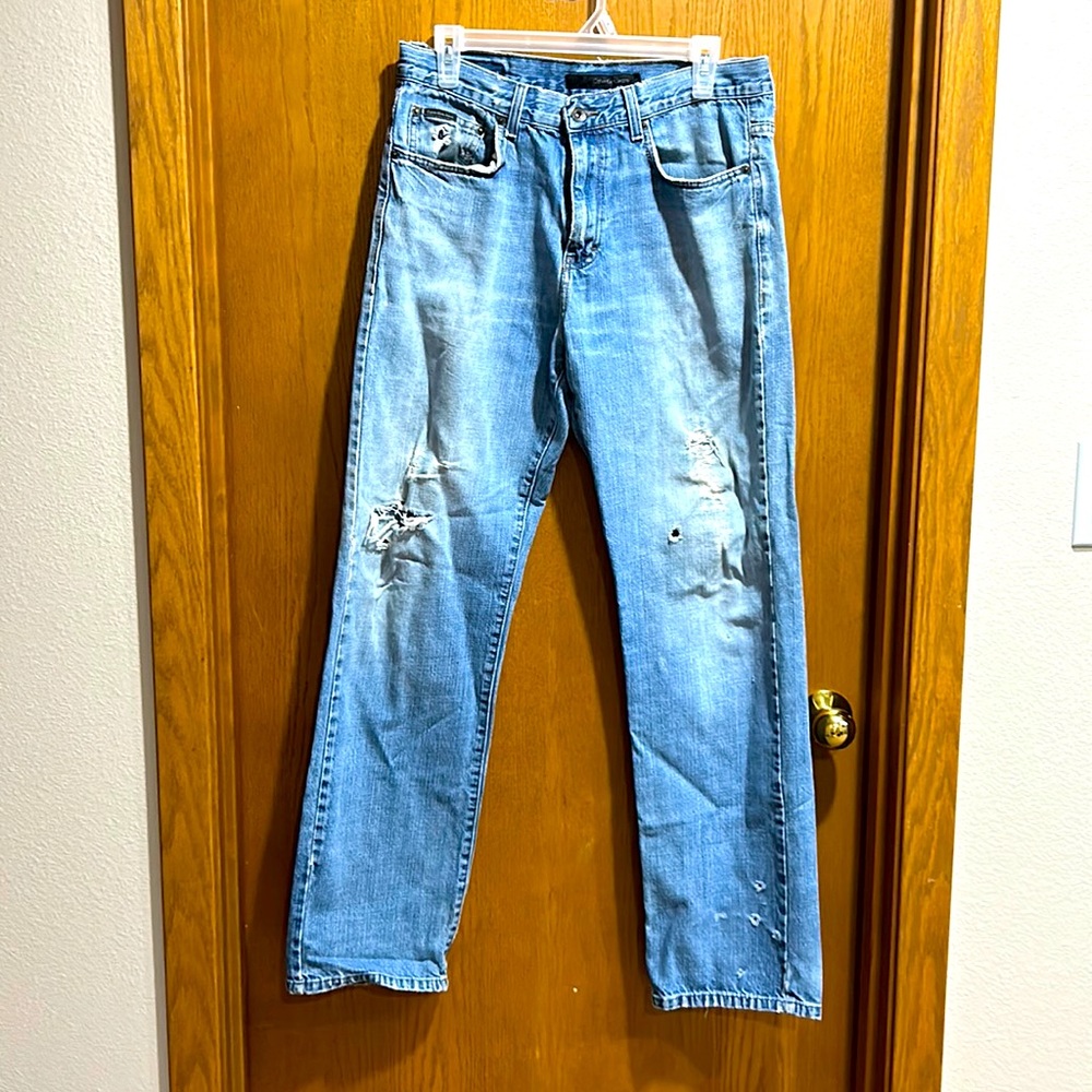 Calvin Klein distressed jeans 32